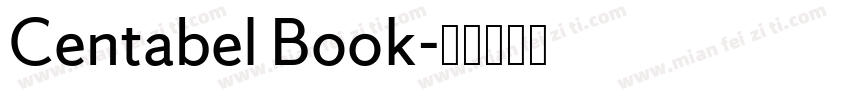 Centabel Book字体转换